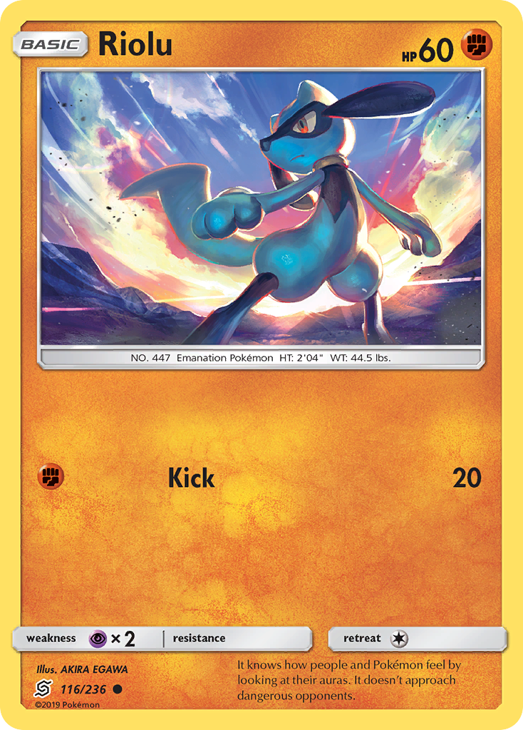 Riolu (116/236) [Sun & Moon: Unified Minds] | Play N Trade Winnipeg