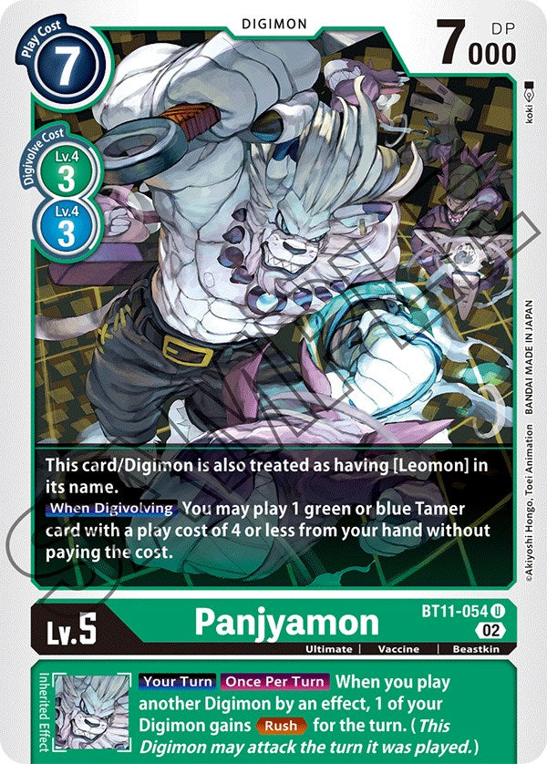 Panjyamon [BT11-054] [Dimensional Phase] | Play N Trade Winnipeg