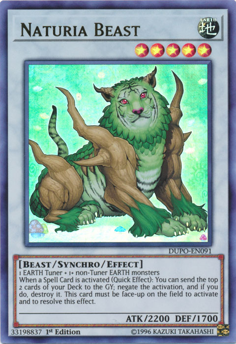 Naturia Beast [DUPO-EN091] Ultra Rare | Play N Trade Winnipeg