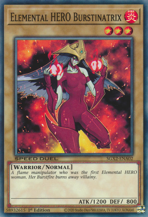 Elemental HERO Burstinatrix [SGX2-ENA02] Common | Play N Trade Winnipeg