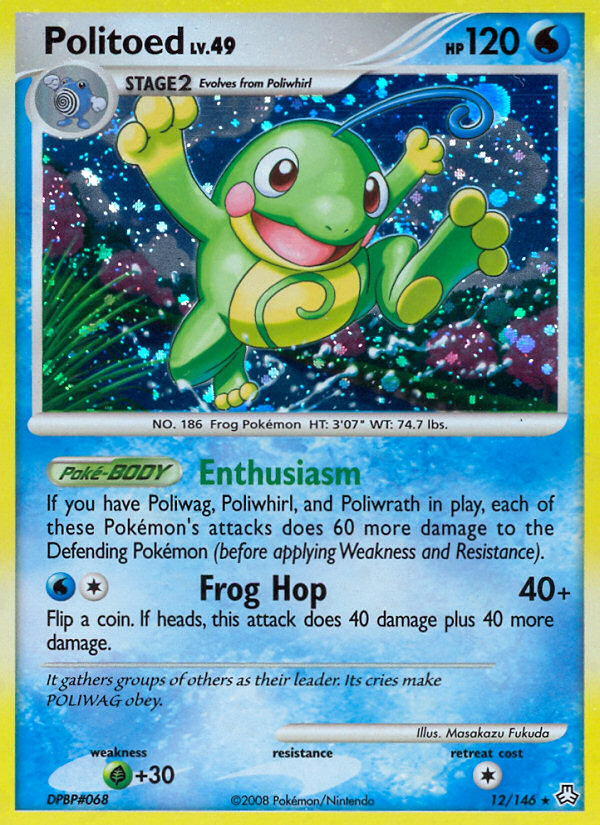 Politoed (12/146) [Diamond & Pearl: Legends Awakened] | Play N Trade Winnipeg