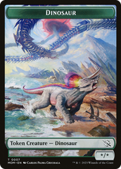Treasure (20) // Dinosaur Double-Sided Token [March of the Machine Tokens] | Play N Trade Winnipeg