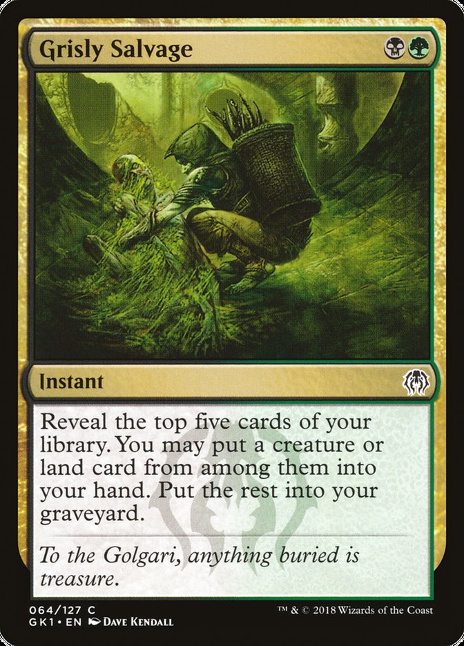 Grisly Salvage [Guilds of Ravnica Guild Kit] | Play N Trade Winnipeg