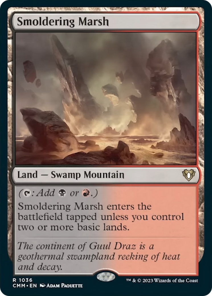 Smoldering Marsh [Commander Masters] | Play N Trade Winnipeg