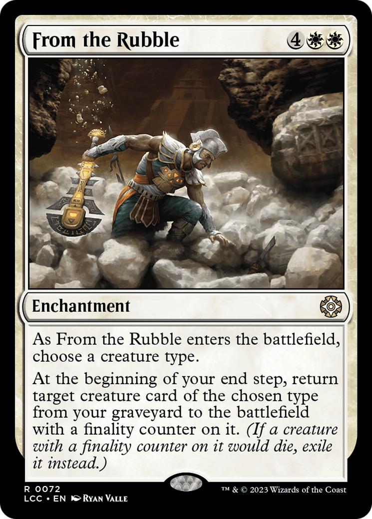 From the Rubble [The Lost Caverns of Ixalan Commander] | Play N Trade Winnipeg