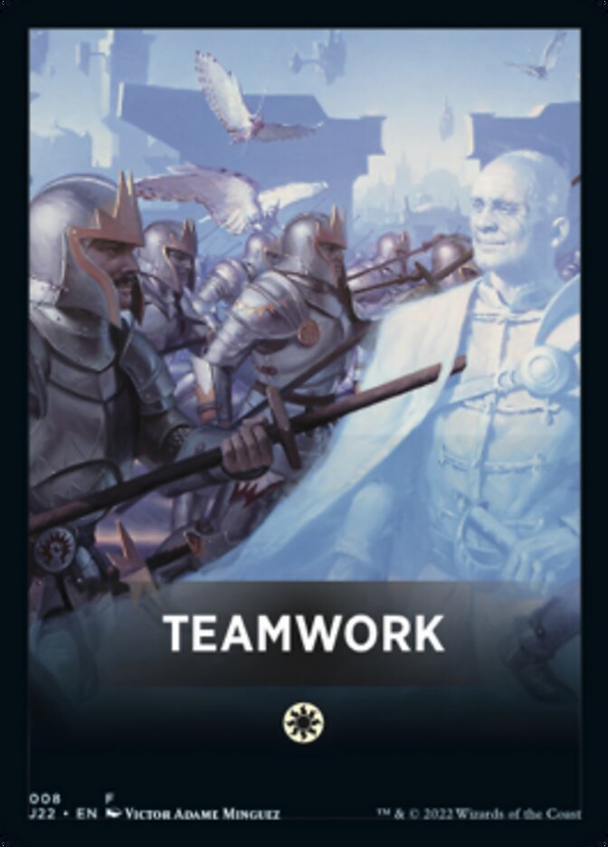 Teamwork Theme Card [Jumpstart 2022 Front Cards] | Play N Trade Winnipeg