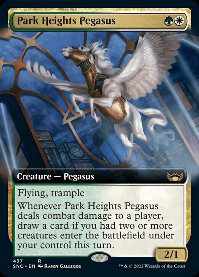 Park Heights Pegasus (Extended Art) [Streets of New Capenna] | Play N Trade Winnipeg