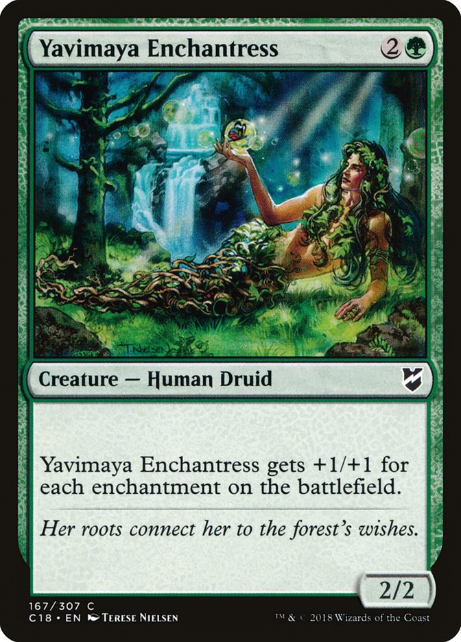 Yavimaya Enchantress [Commander 2018] | Play N Trade Winnipeg
