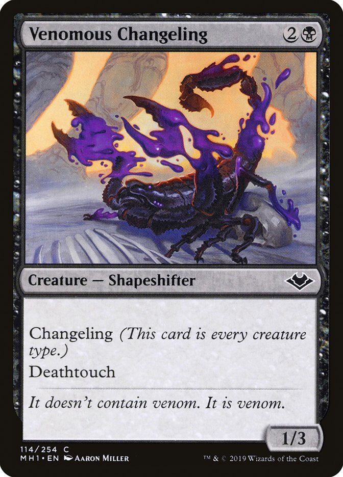 Venomous Changeling [Modern Horizons] | Play N Trade Winnipeg