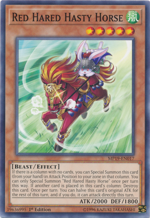 Red Hared Hasty Horse [MP19-EN017] Common | Play N Trade Winnipeg