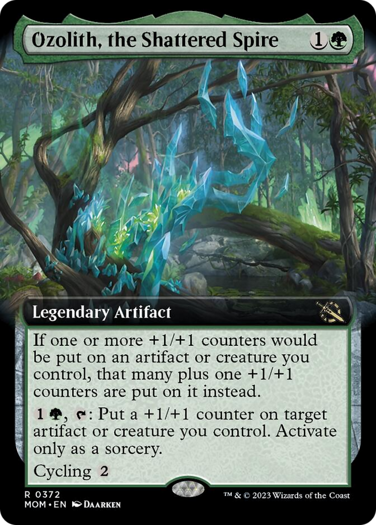 Ozolith, the Shattered Spire (Extended Art) [March of the Machine] | Play N Trade Winnipeg