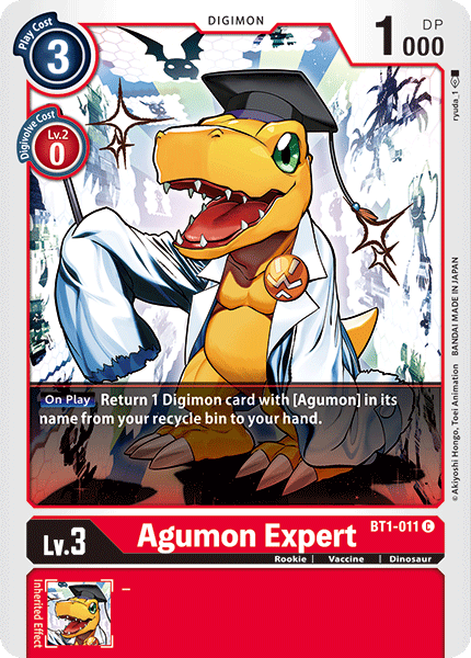 Agumon Expert [BT1-011] [Release Special Booster Ver.1.0] | Play N Trade Winnipeg