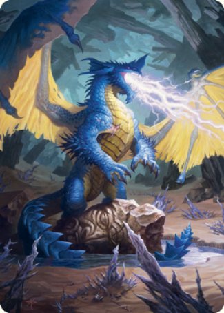 Blue Dragon Art Card [Dungeons & Dragons: Adventures in the Forgotten Realms Art Series] | Play N Trade Winnipeg