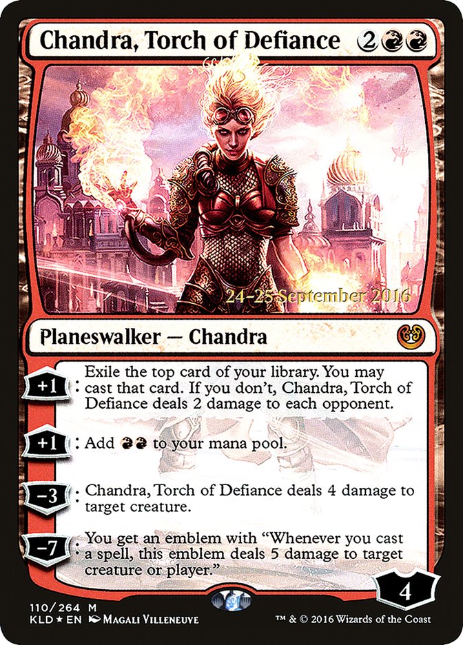 Chandra, Torch of Defiance  [Kaladesh Prerelease Promos] | Play N Trade Winnipeg