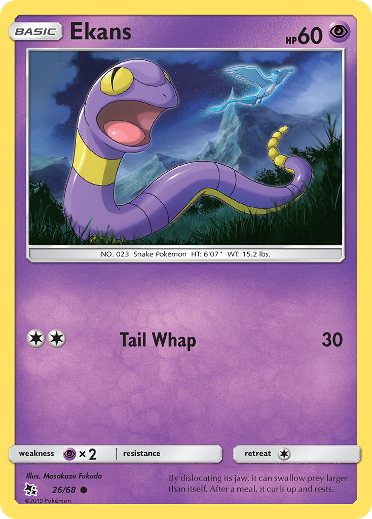 Ekans (26/68) [Sun & Moon: Hidden Fates] | Play N Trade Winnipeg