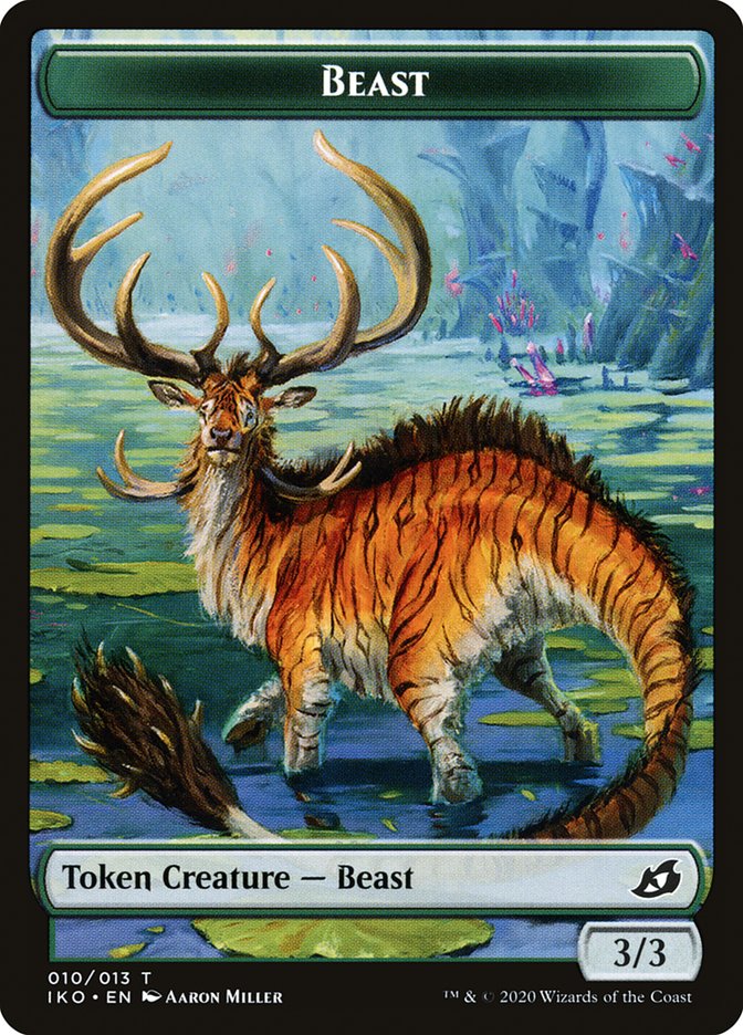 Beast [Ikoria: Lair of Behemoths Tokens] | Play N Trade Winnipeg