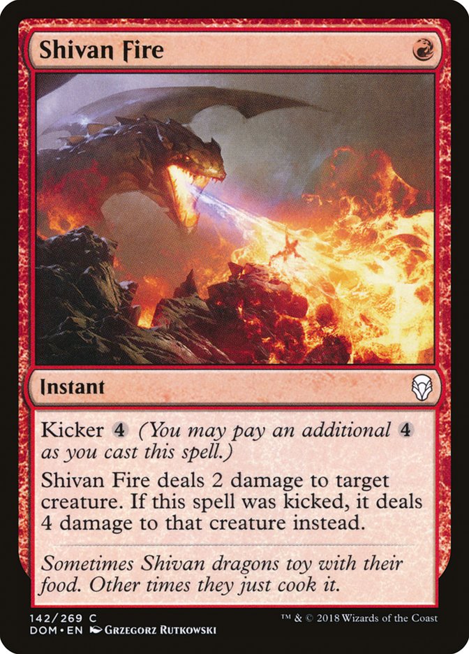 Shivan Fire [Dominaria] | Play N Trade Winnipeg