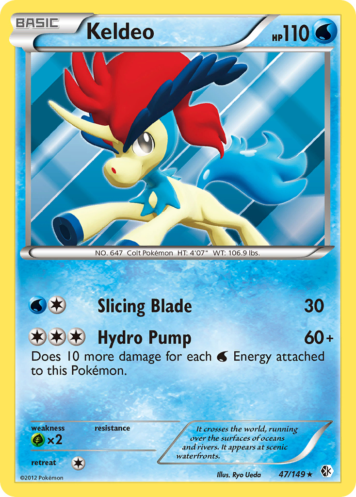 Keldeo (47/149) [Black & White: Boundaries Crossed] | Play N Trade Winnipeg