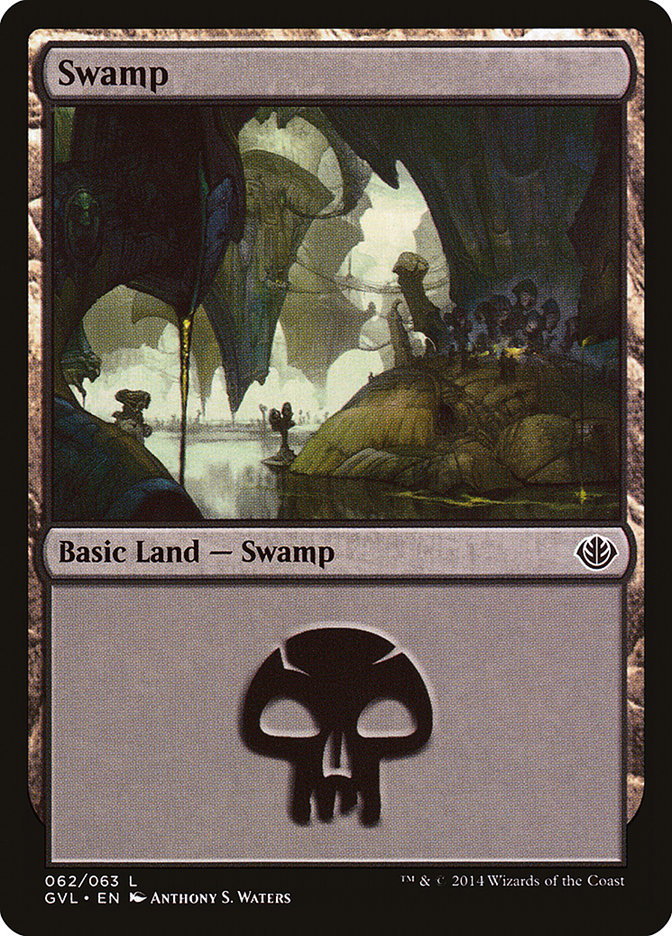 Swamp (62) (Garruk vs. Liliana) [Duel Decks Anthology] | Play N Trade Winnipeg