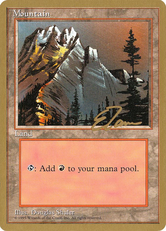 Mountain (et373) (Eric Tam) [Pro Tour Collector Set] | Play N Trade Winnipeg