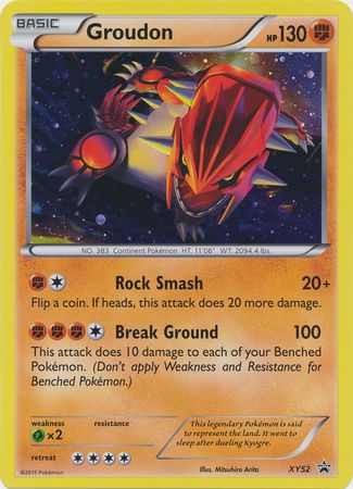 Groudon (XY52) (Jumbo Card) [XY: Black Star Promos] | Play N Trade Winnipeg