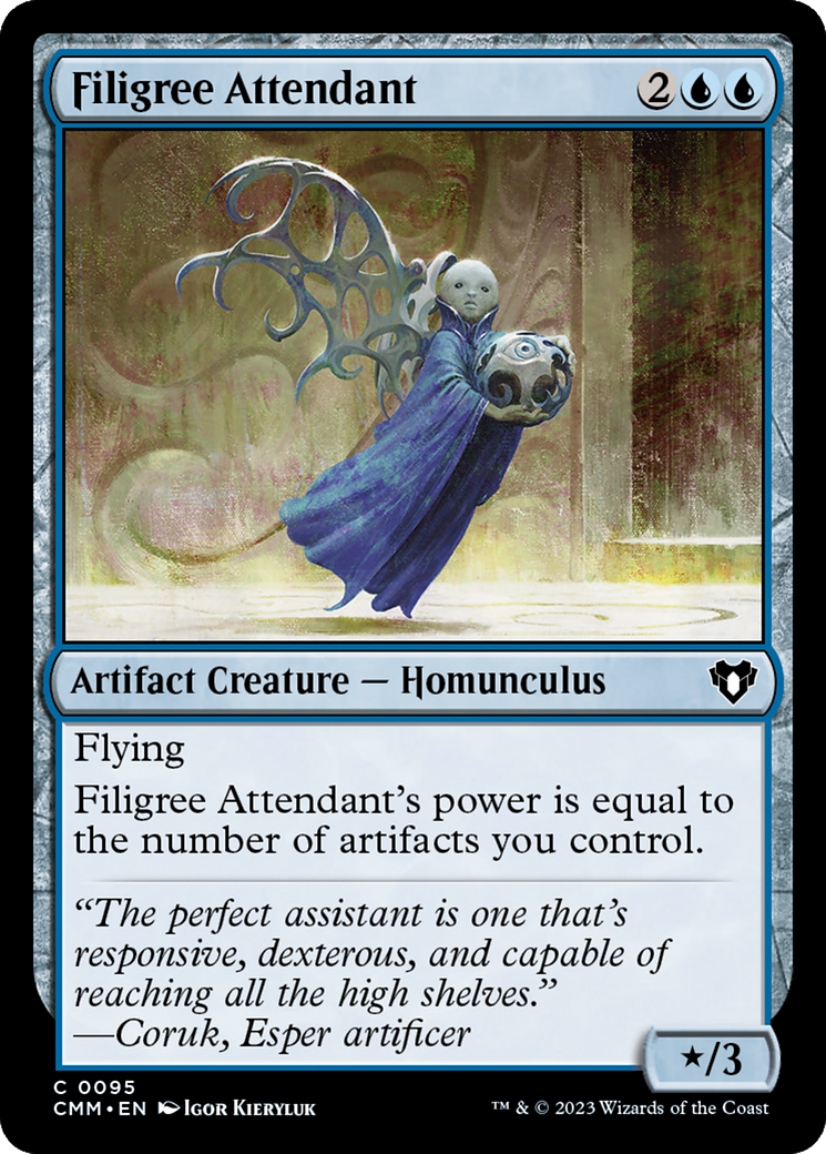 Filigree Attendant [Commander Masters] | Play N Trade Winnipeg