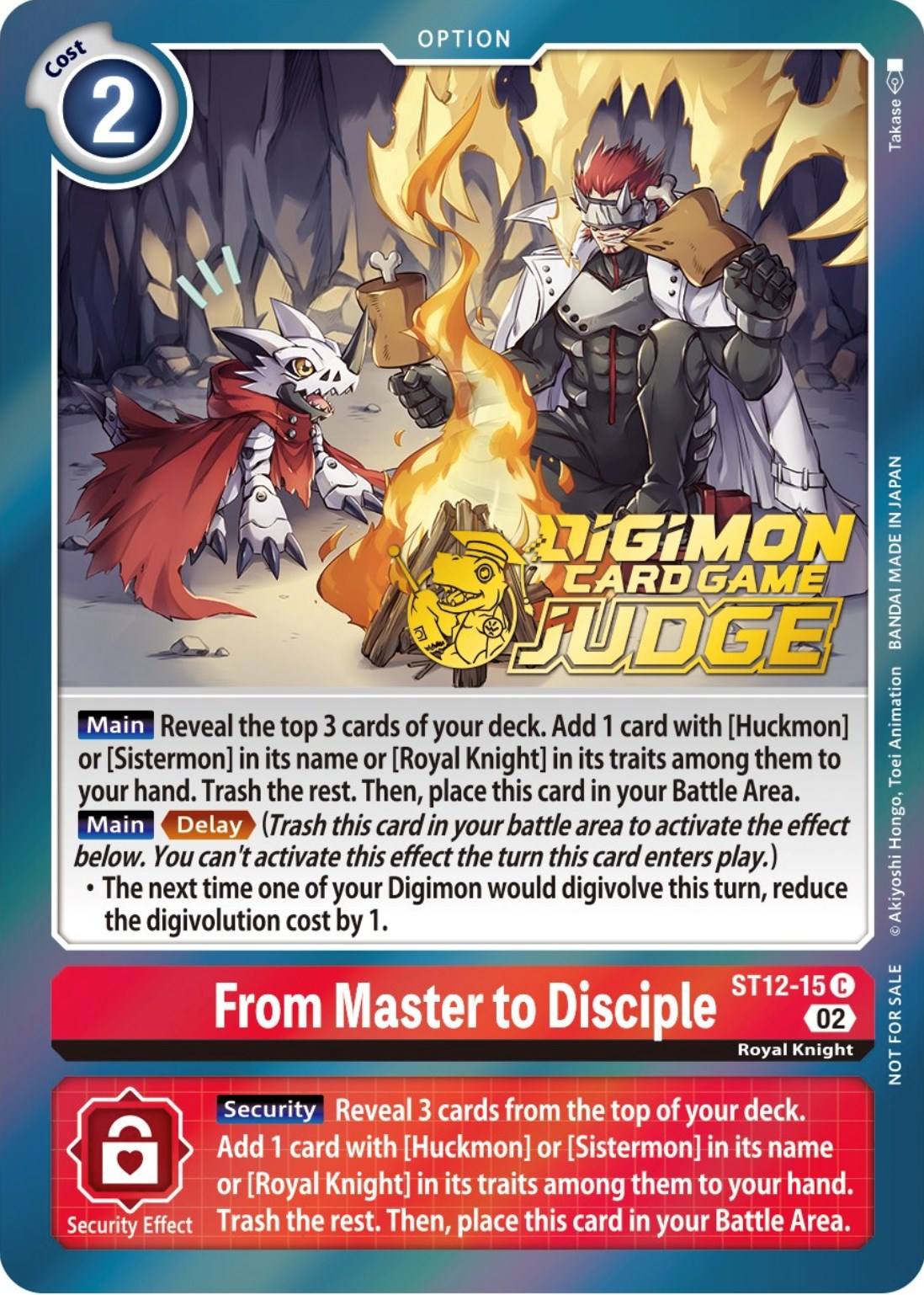 From Master to Disciple [ST12-15] (Judge Pack 3) [Starter Deck: Jesmon Promos] | Play N Trade Winnipeg