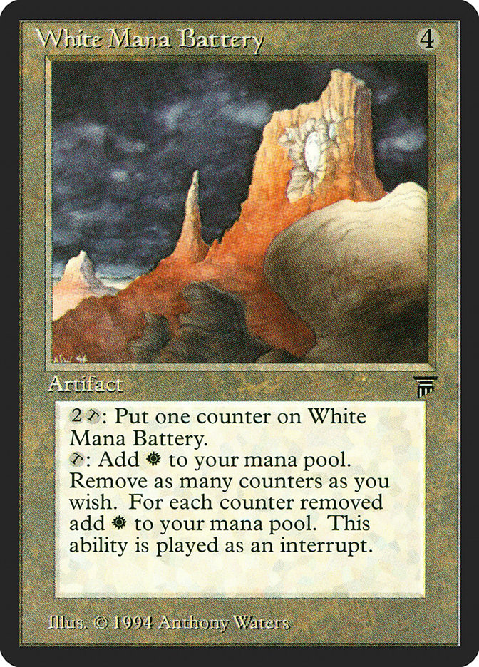 White Mana Battery [Legends] | Play N Trade Winnipeg