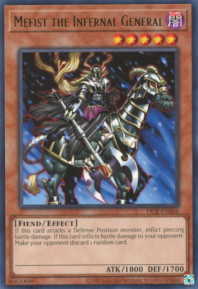 Mefist the Infernal General [DCR-EN066] Rare | Play N Trade Winnipeg