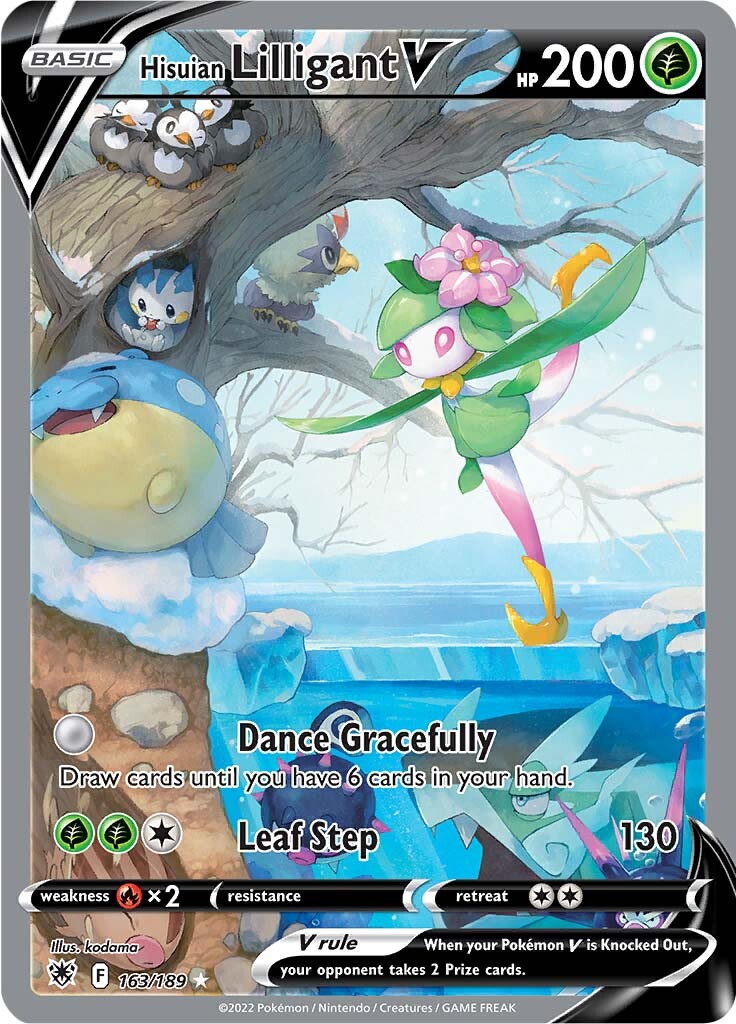 Hisuian Lilligant V (163/189) [Sword & Shield: Astral Radiance] | Play N Trade Winnipeg