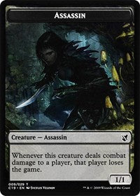 Assassin // Morph Double-sided Token [Commander 2019 Tokens] | Play N Trade Winnipeg