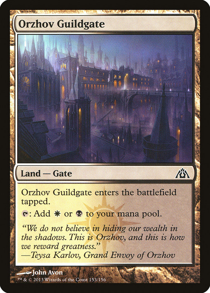 Orzhov Guildgate [Dragon's Maze] | Play N Trade Winnipeg