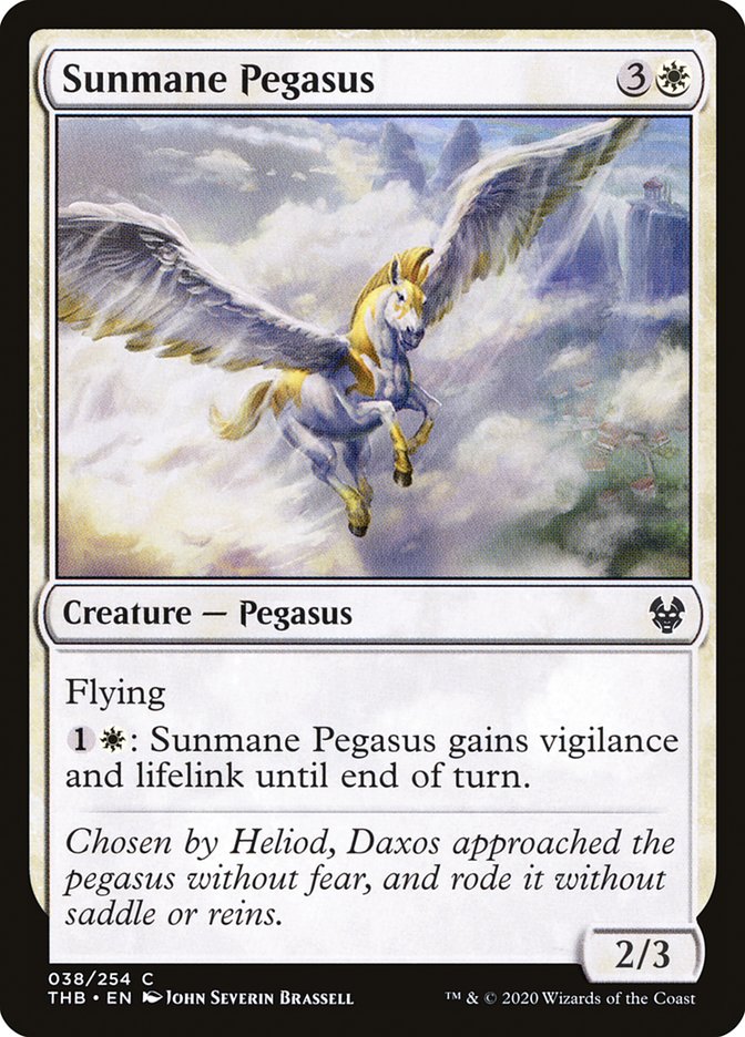 Sunmane Pegasus [Theros Beyond Death] | Play N Trade Winnipeg