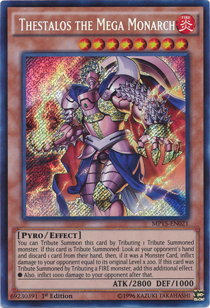 Thestalos the Mega Monarch [MP15-EN021] Secret Rare | Play N Trade Winnipeg