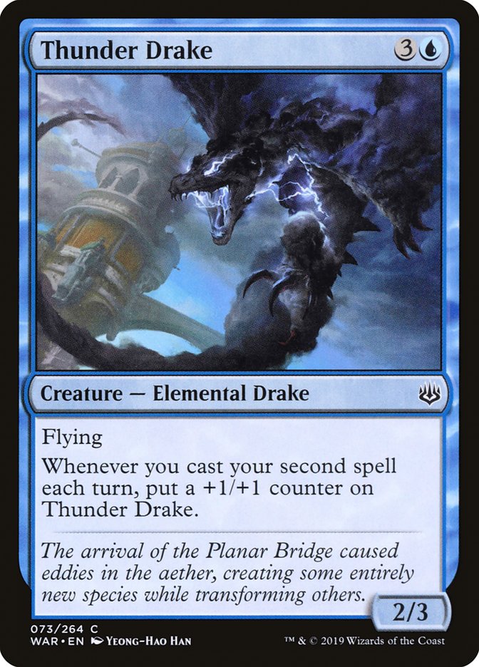 Thunder Drake [War of the Spark] | Play N Trade Winnipeg