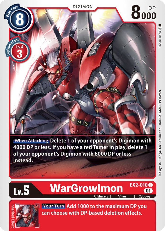 WarGrowlmon [EX2-010] [Digital Hazard] | Play N Trade Winnipeg