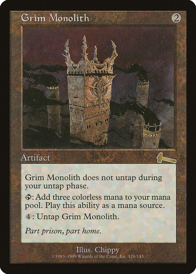 Grim Monolith [Urza's Legacy] | Play N Trade Winnipeg