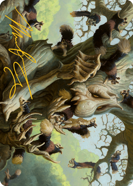 Scurry Oak Art Card (Gold-Stamped Signature) [Modern Horizons 2 Art Series] | Play N Trade Winnipeg