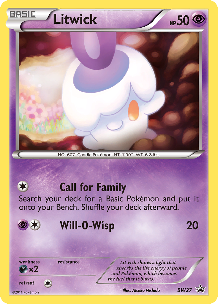 Litwick (BW27) [Black & White: Black Star Promos] | Play N Trade Winnipeg