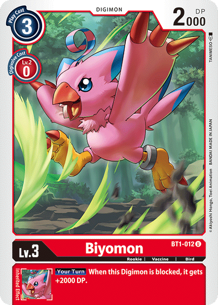 Biyomon [BT1-012] [Release Special Booster Ver.1.0] | Play N Trade Winnipeg