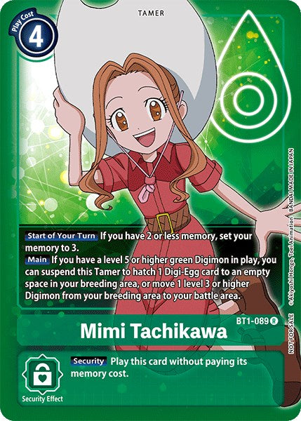 Mimi Tachikawa [BT1-089] (Official Tournament Pack Vol.3) [Release Special Booster Promos] | Play N Trade Winnipeg