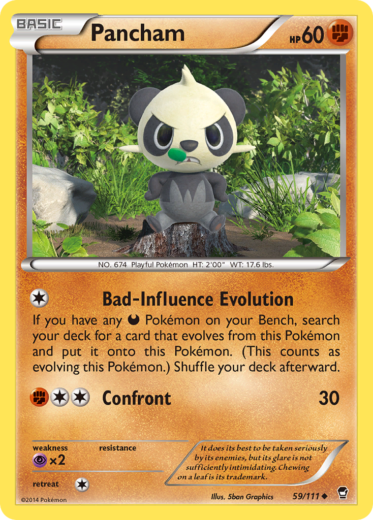 Pancham (59/111) [XY: Furious Fists] | Play N Trade Winnipeg