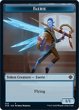 Cat Bird // Faerie Double-Sided Token [Starter Commander Decks] | Play N Trade Winnipeg