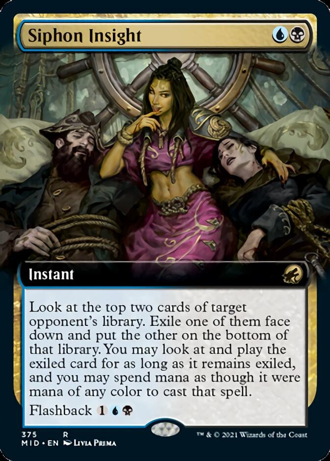 Siphon Insight (Extended) [Innistrad: Midnight Hunt] | Play N Trade Winnipeg
