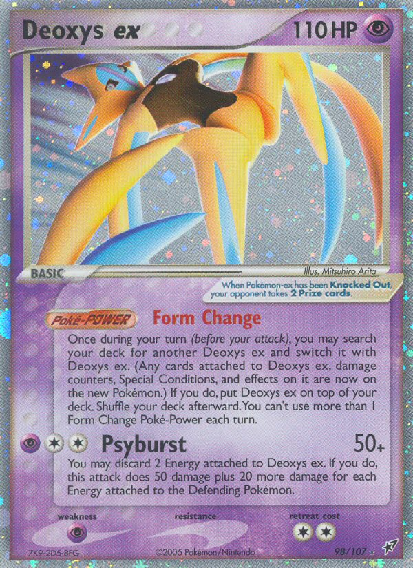 Deoxys ex (98/107) [EX: Deoxys] | Play N Trade Winnipeg