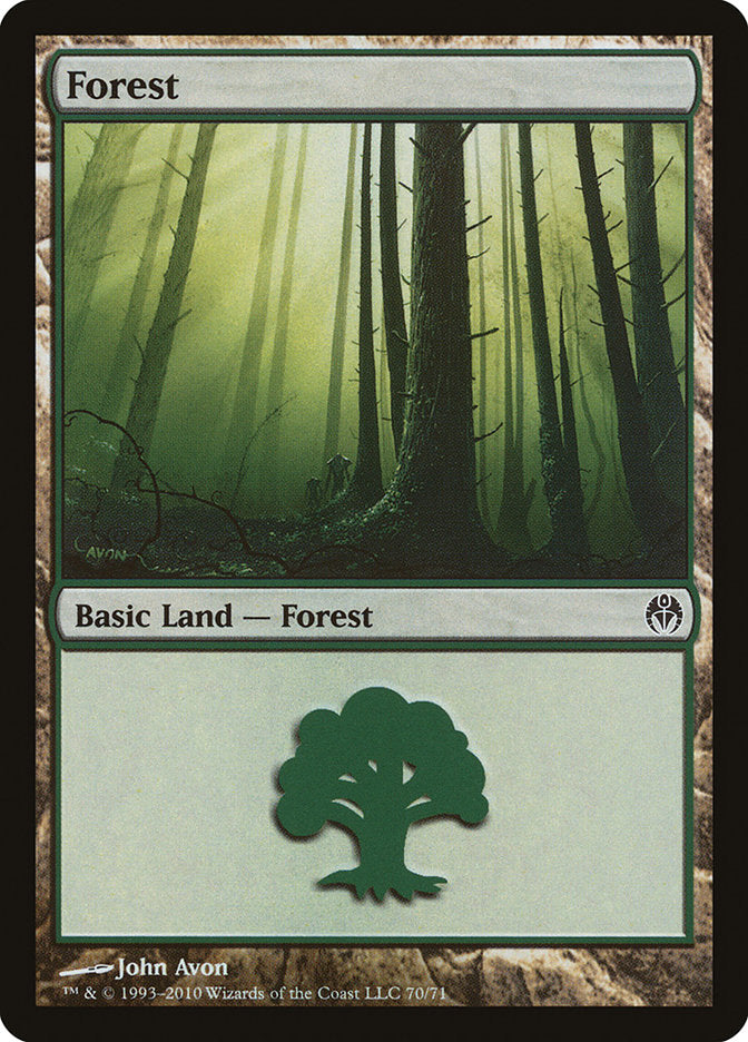 Forest (70) [Duel Decks: Phyrexia vs. the Coalition] | Play N Trade Winnipeg
