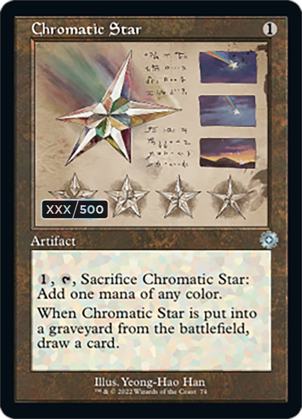 Chromatic Star (Retro Schematic) (Serial Numbered) [The Brothers' War Retro Artifacts] | Play N Trade Winnipeg