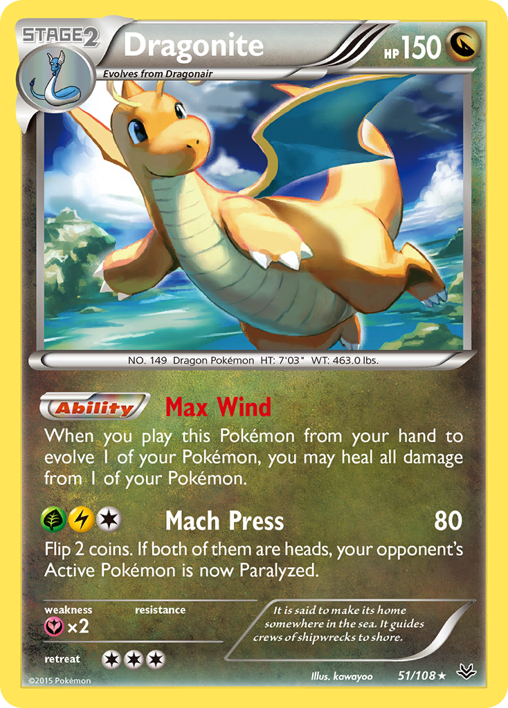 Dragonite (51/108) [XY: Roaring Skies] | Play N Trade Winnipeg