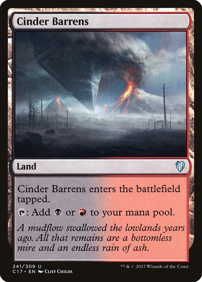 Cinder Barrens [Commander 2017] | Play N Trade Winnipeg