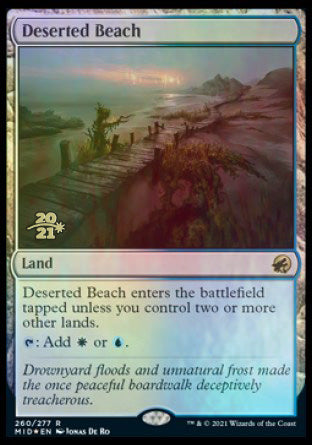 Deserted Beach [Innistrad: Midnight Hunt Prerelease Promos] | Play N Trade Winnipeg